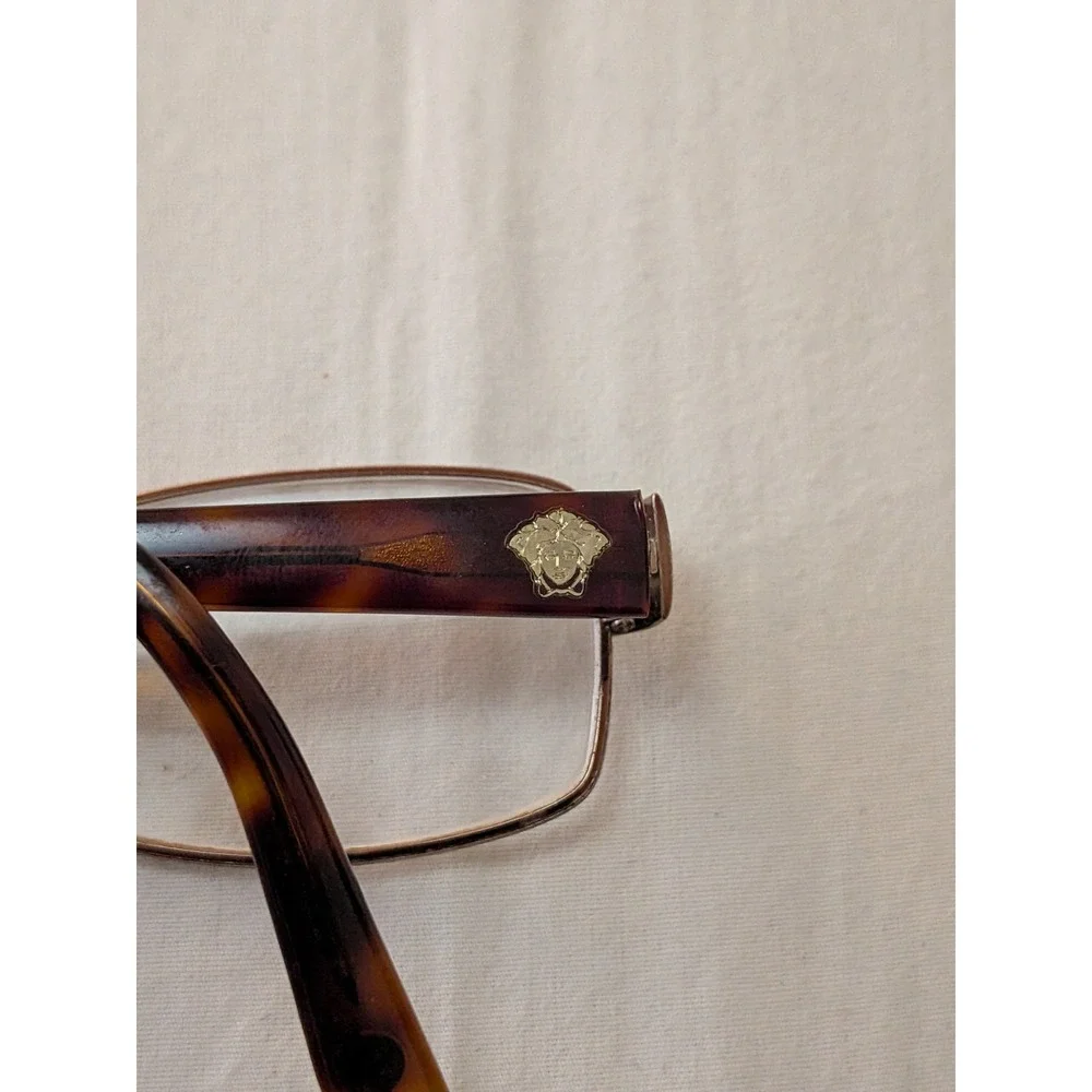 Versace Eyeglasses MOD1177 1045 Metal Rectangle 52-16 135 Italy FRAMES ONLY